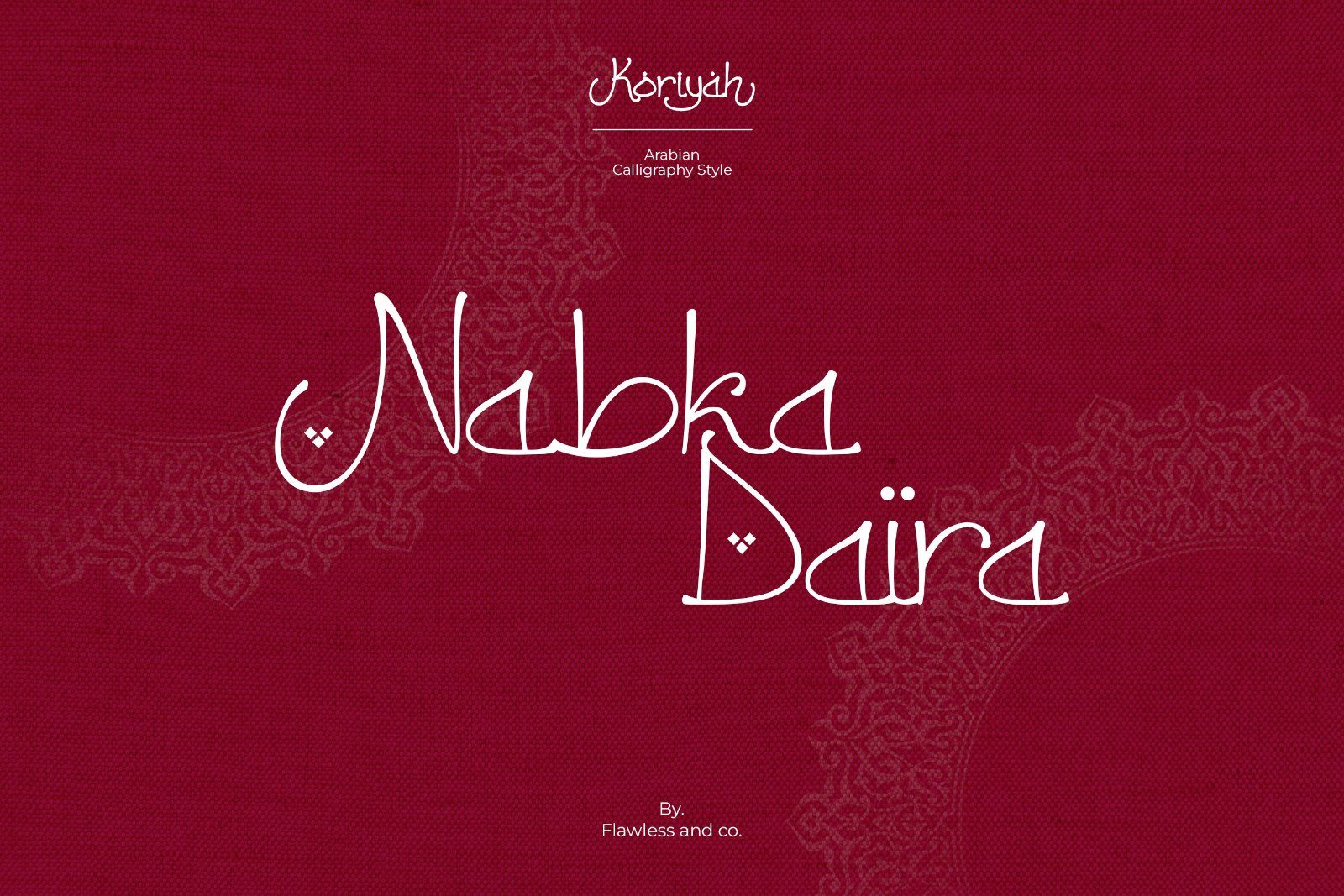 Koriyah - Arabic Display Font — image 7