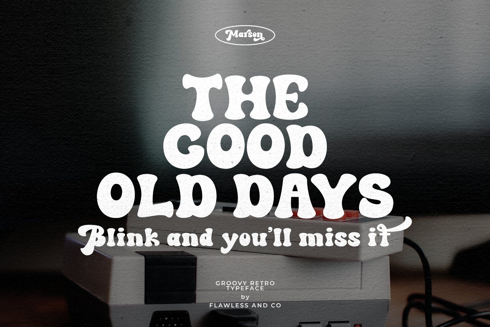 Marson - Retro Groovy Display Font — image 6
