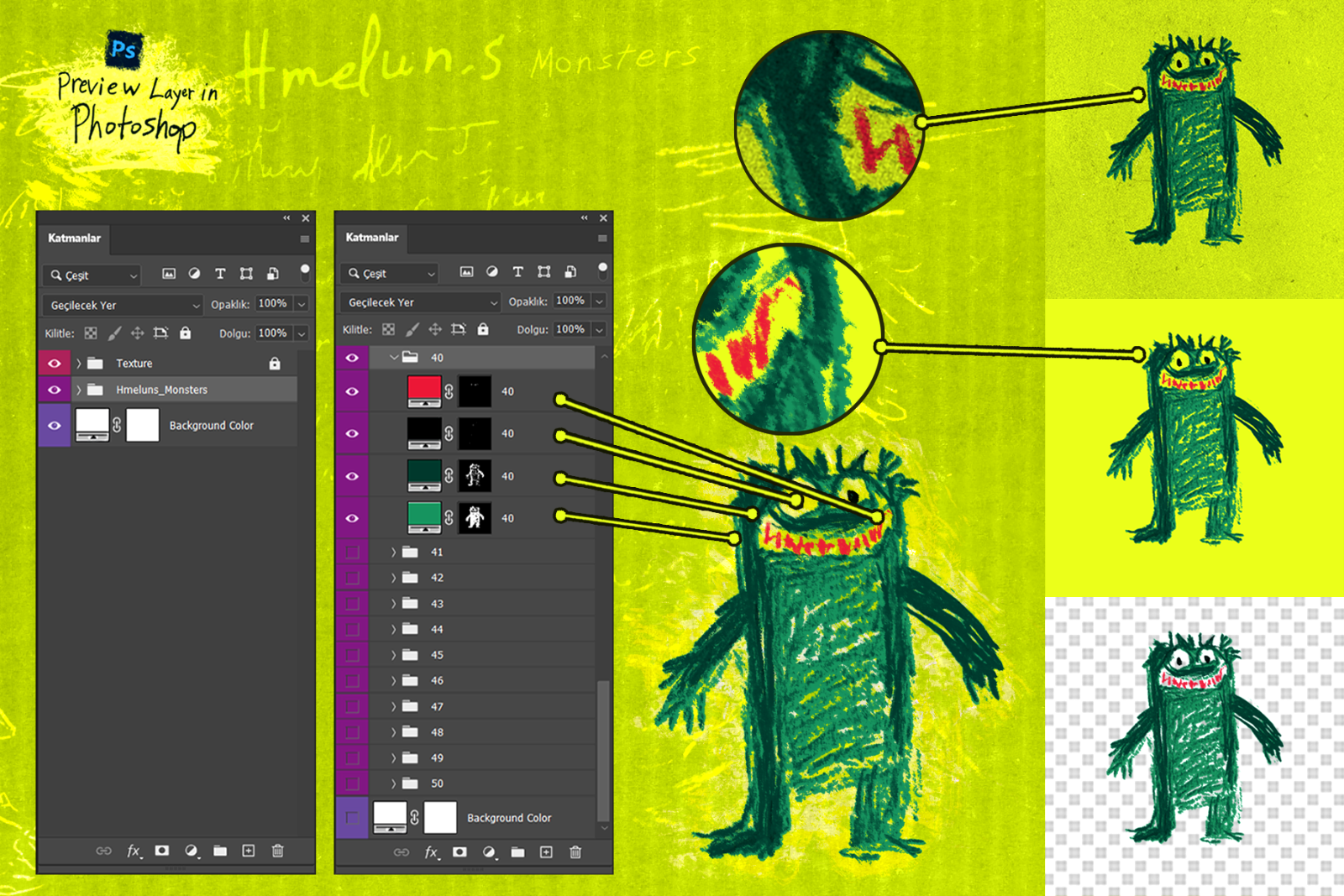 Hand Drawn Monsters — image 3