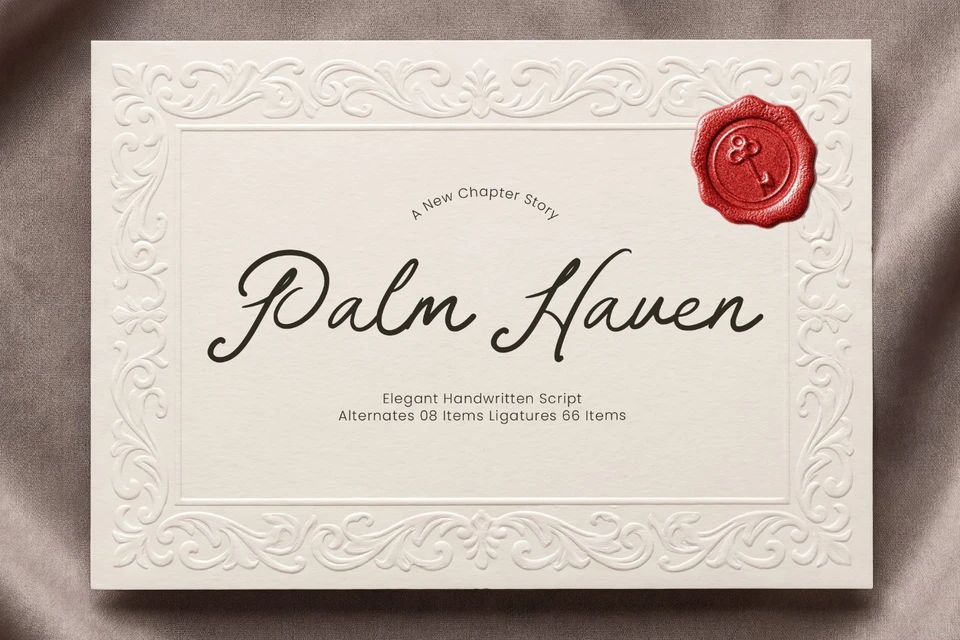 Palm Haven Elegant Handwritten