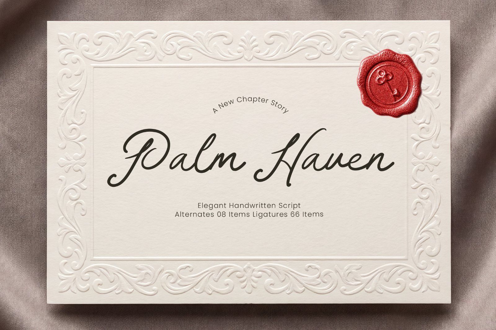 Palm Haven Elegant Handwritten — image 1