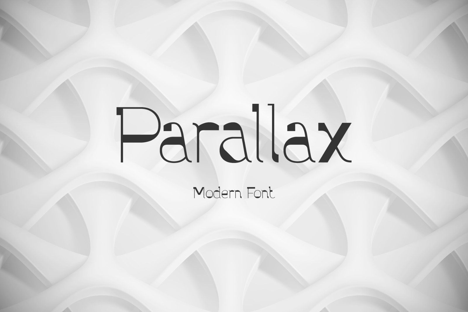 Parallax font and graphics — image 1