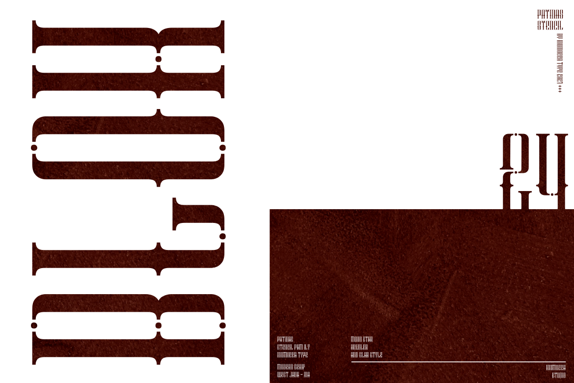 Patinas Stencil (Family Font) — image 4
