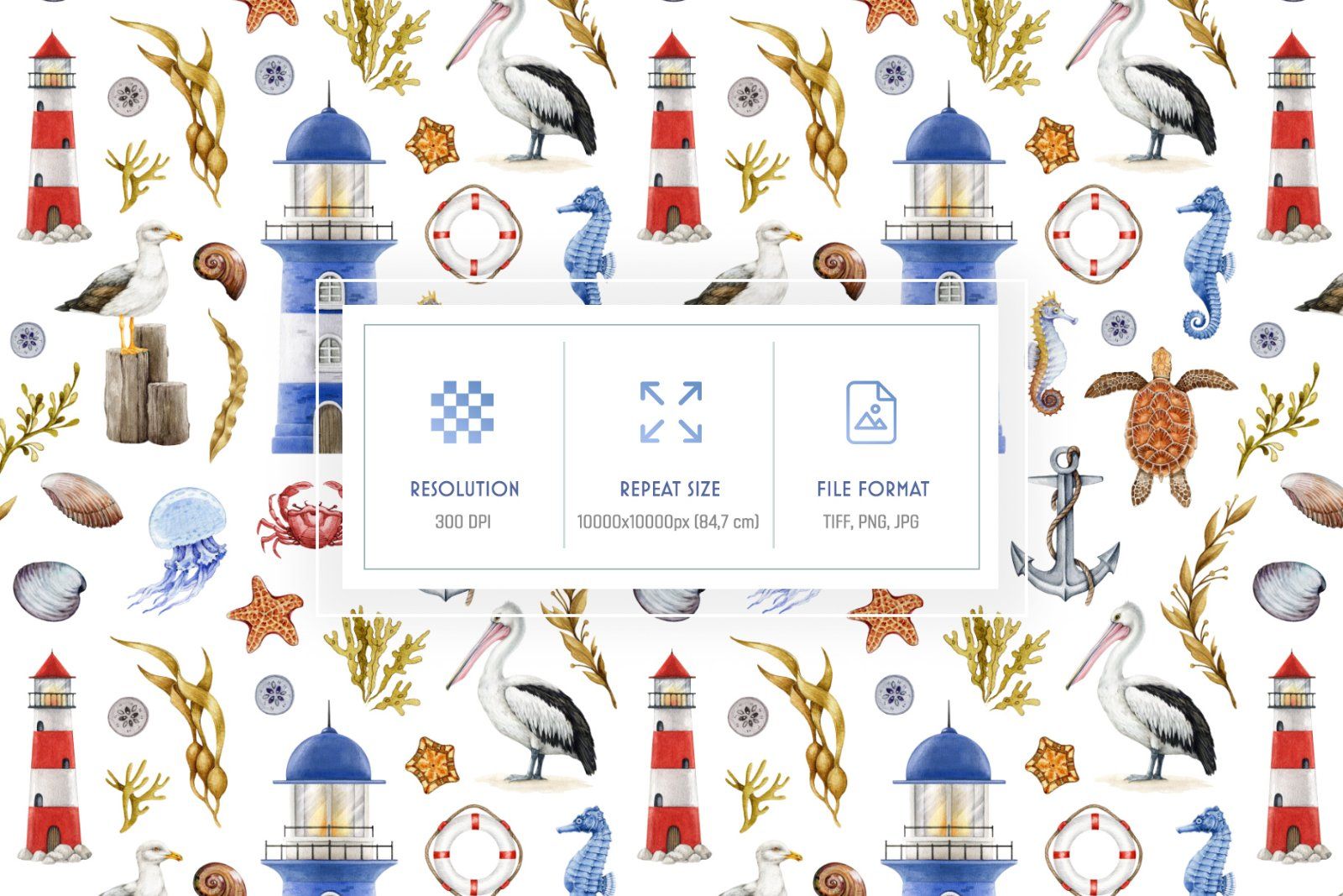Mediterranean Coastal Summer Pattern — image 6