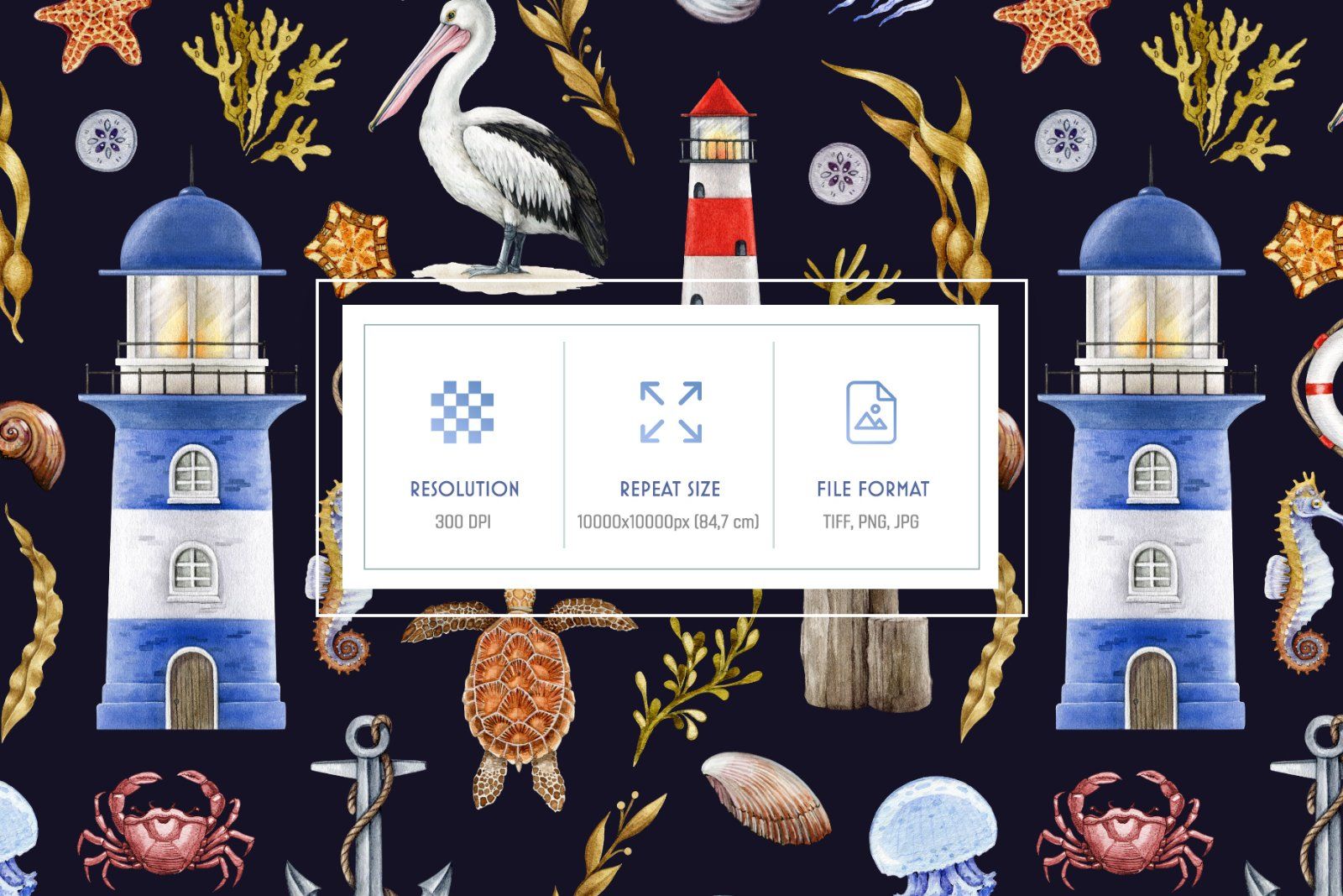 Mediterranean Coastal Summer Pattern — image 10