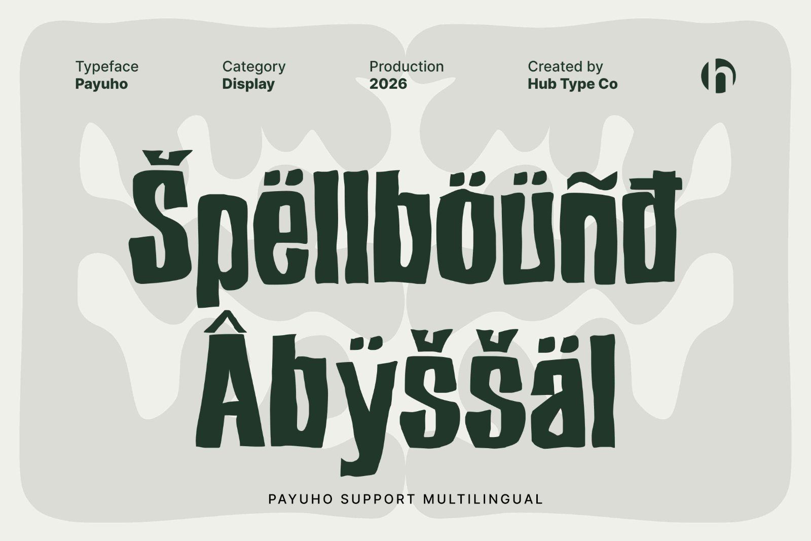 Payuho — Bold & Hand-Crafted Display Typeface — image 8