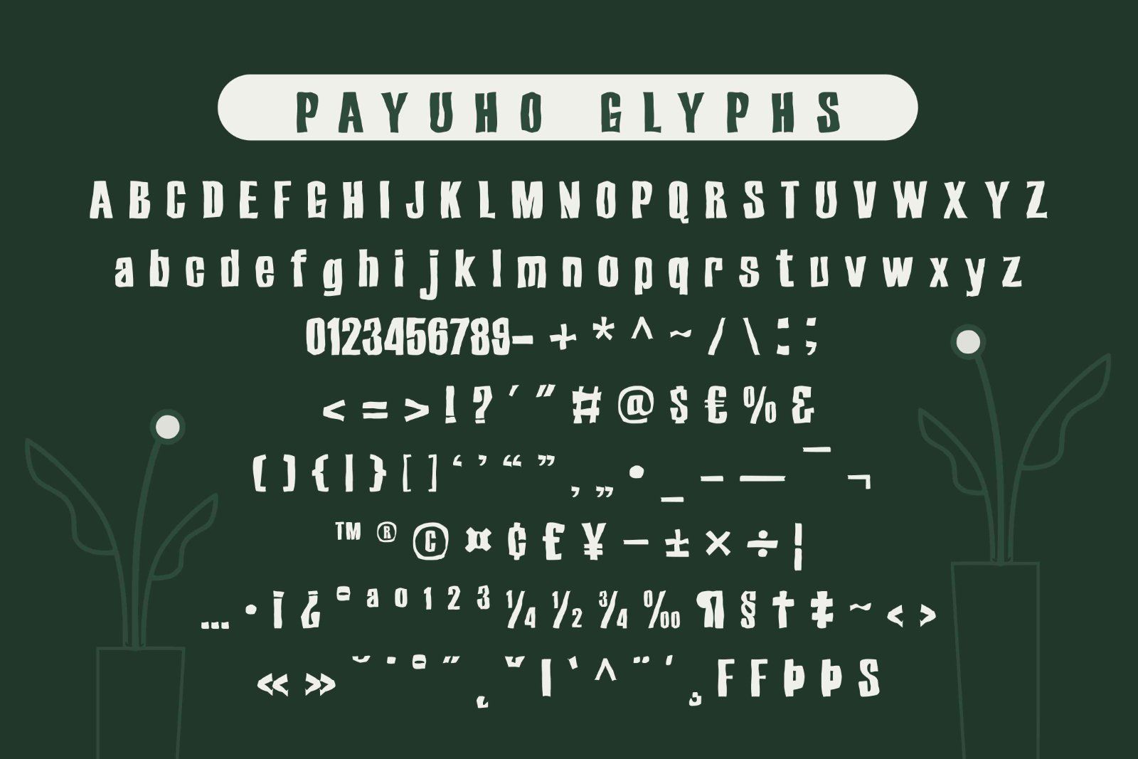 Payuho — Bold & Hand-Crafted Display Typeface — image 9