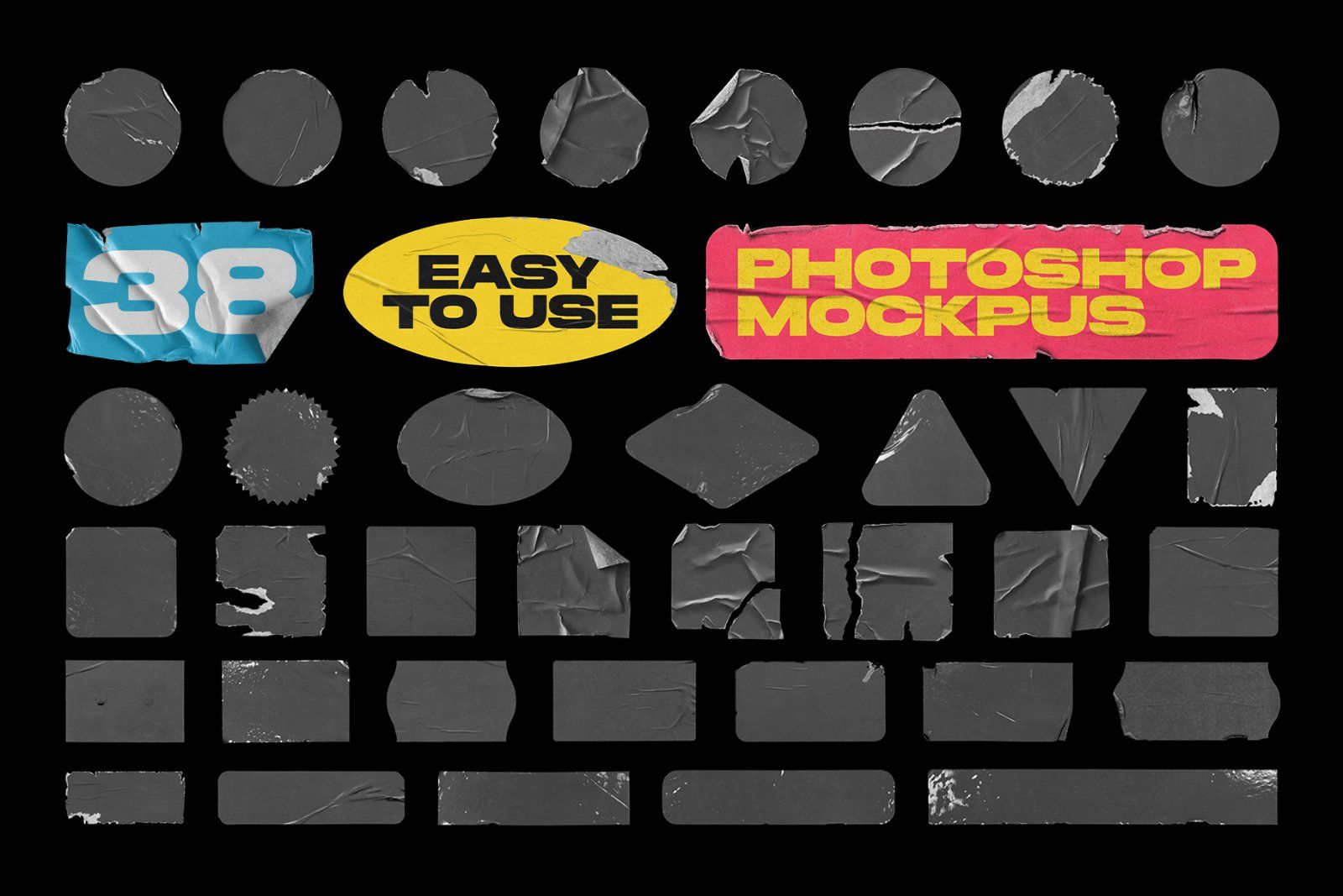 Peeled Paper Stickers