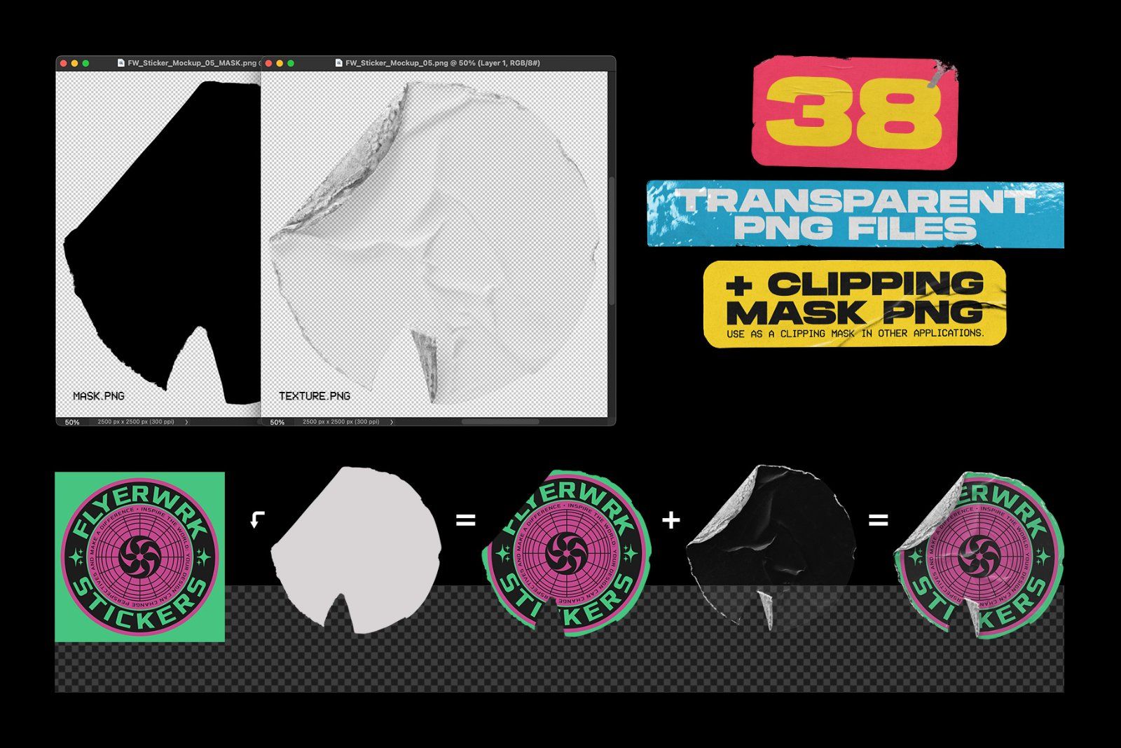 Peeled Paper Stickers