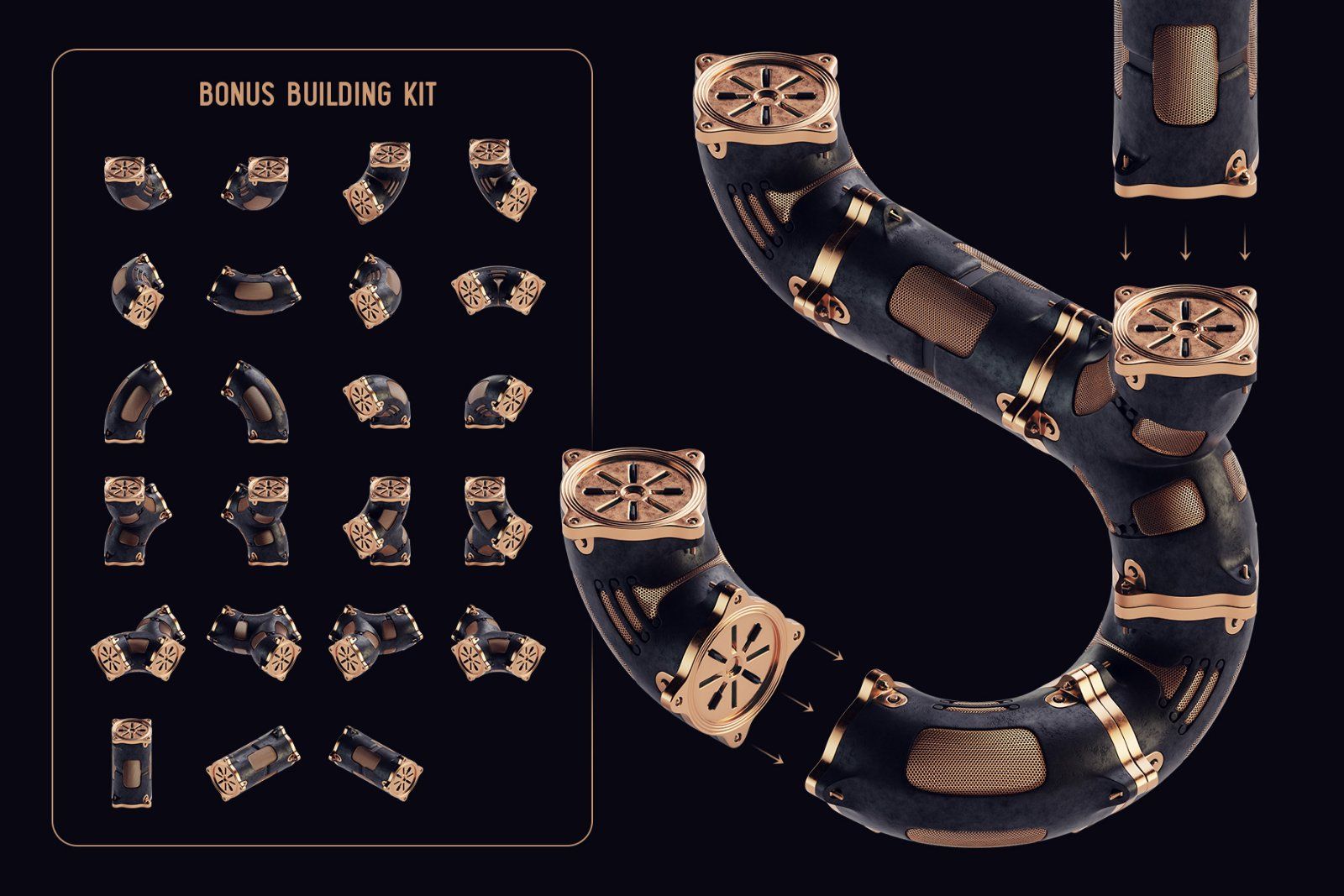 Pipeline - Color Bitmap Font — image 4