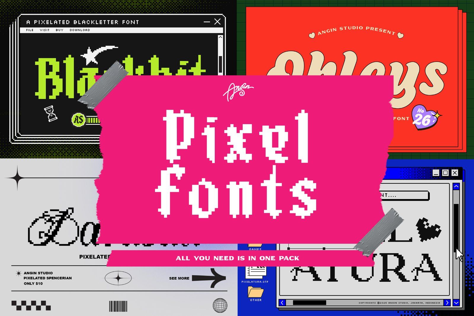100+ Otf Massive Font Bundle — image 2