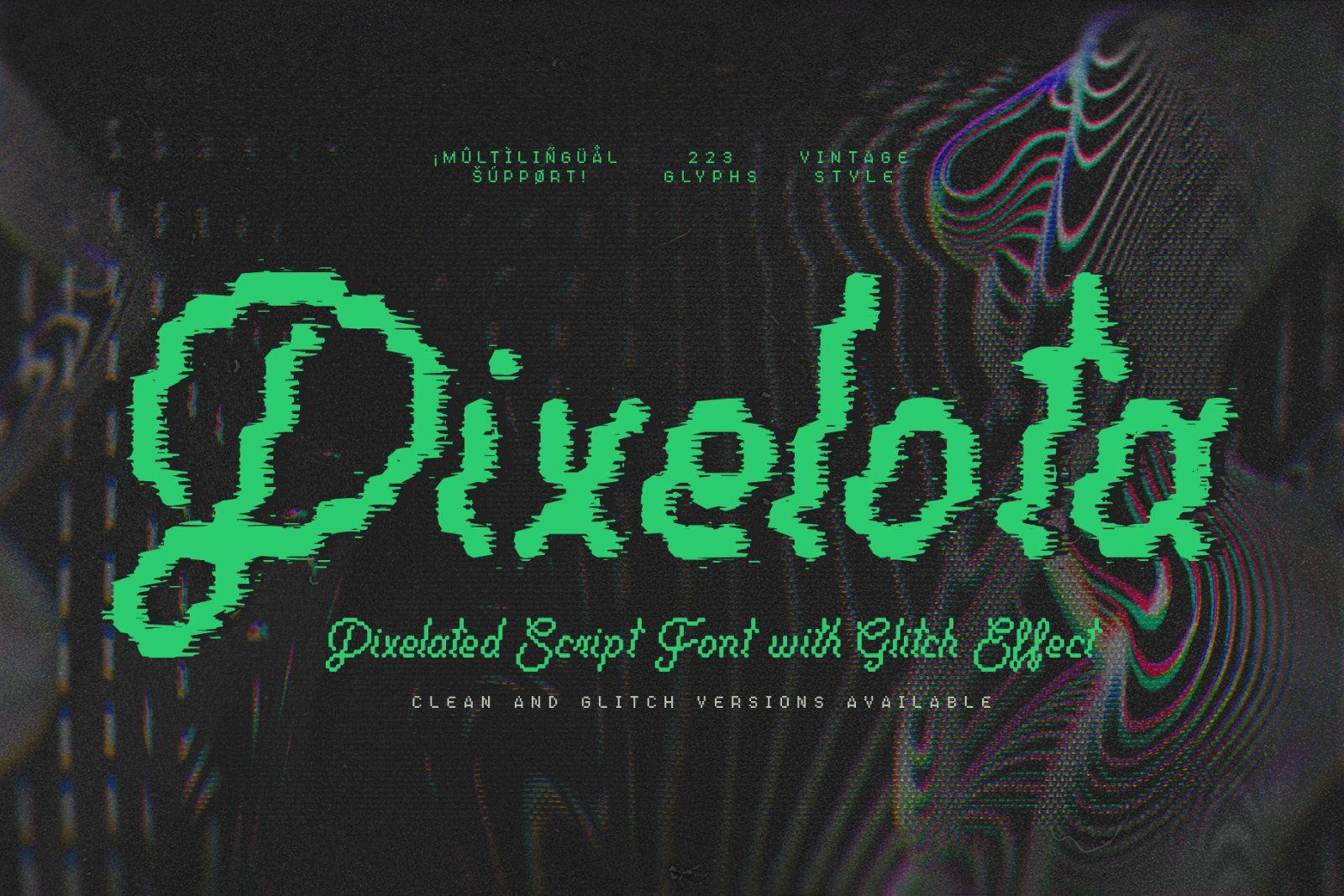 Pixelota Script Font — image 1