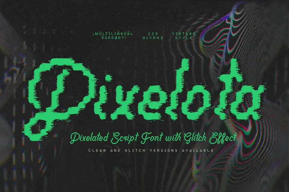 Pixelota Script Font