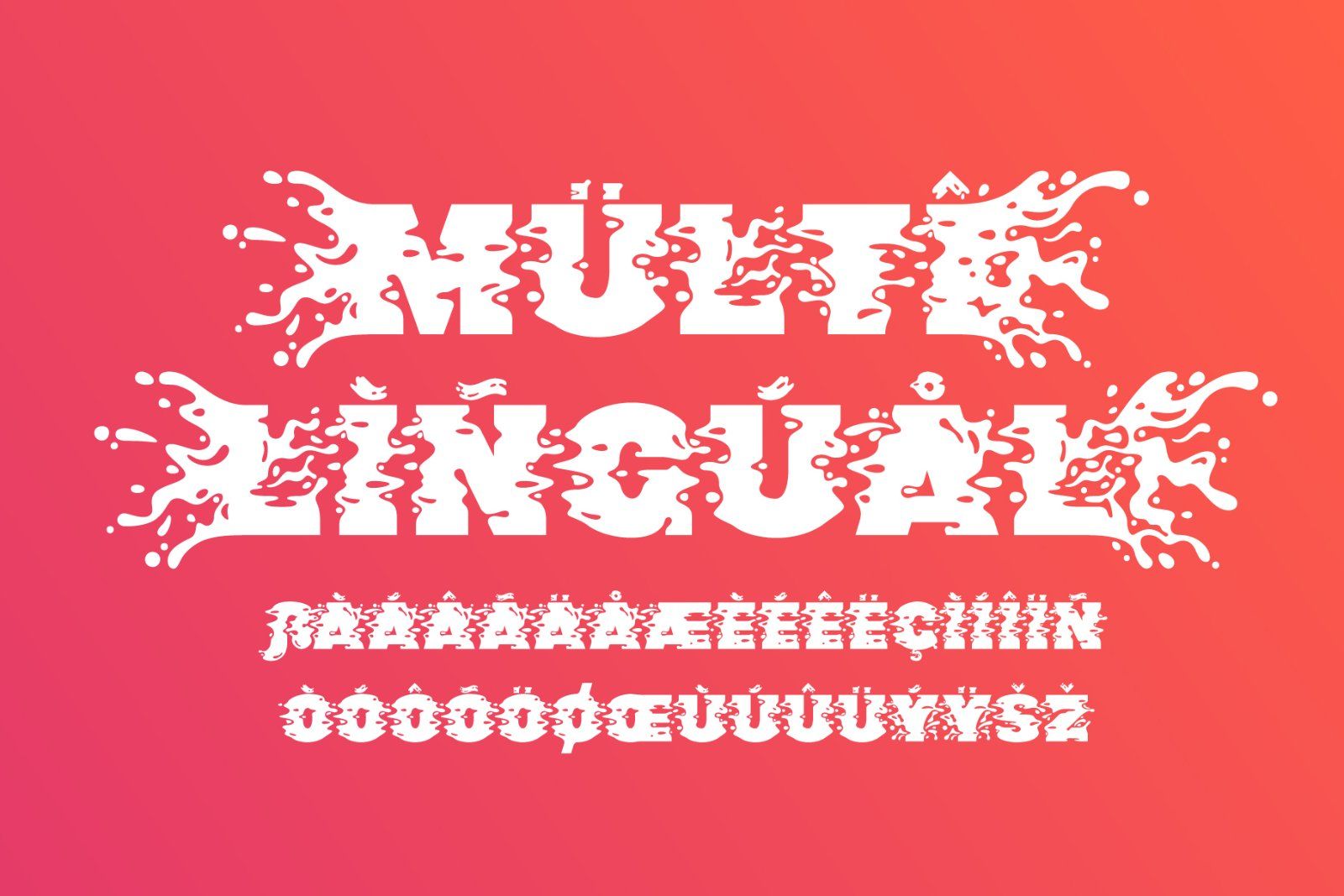 Plop liquid font — image 5