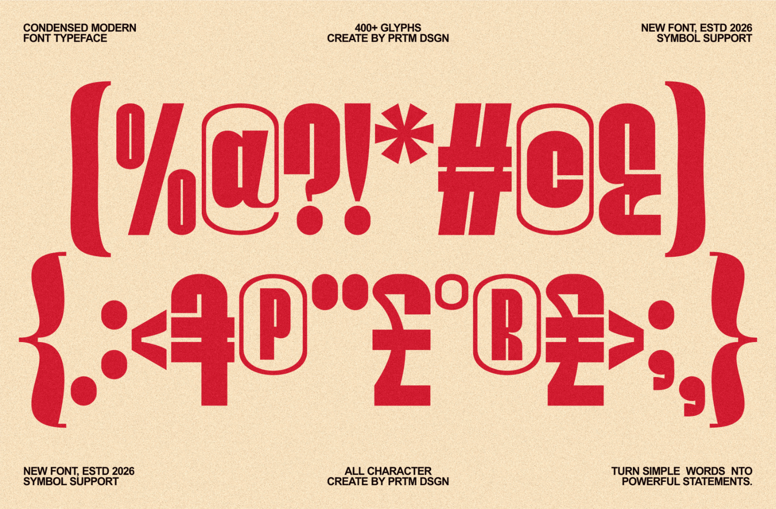 BANKIER - Font Condensed Modern Typeface