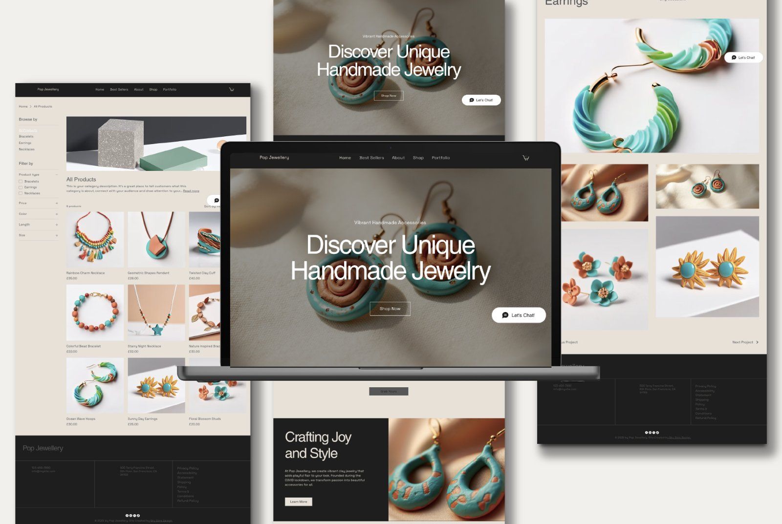 Jewelry Store Wix Website Template