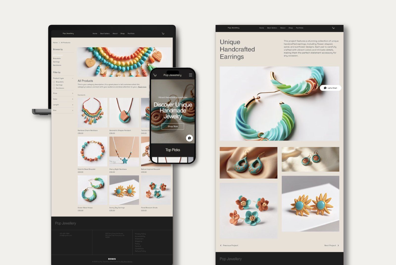 Jewelry Store Wix Website Template