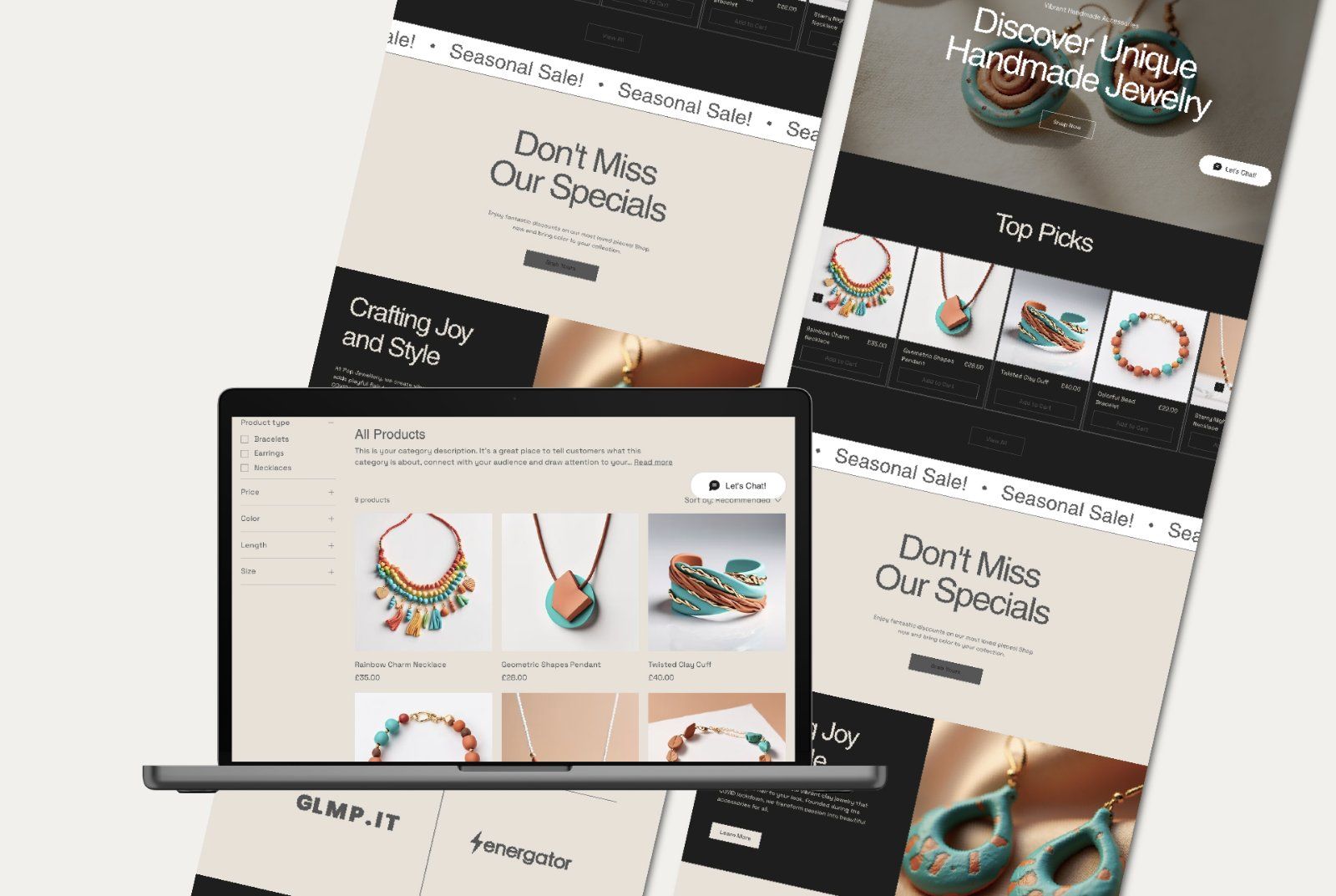 Jewelry Store Wix Website Template