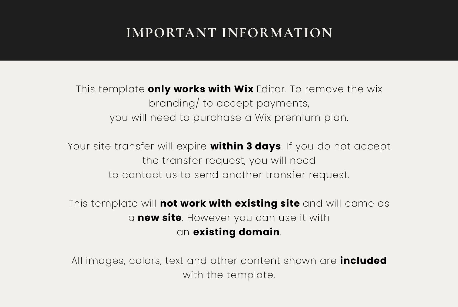 Jewelry Store Wix Website Template