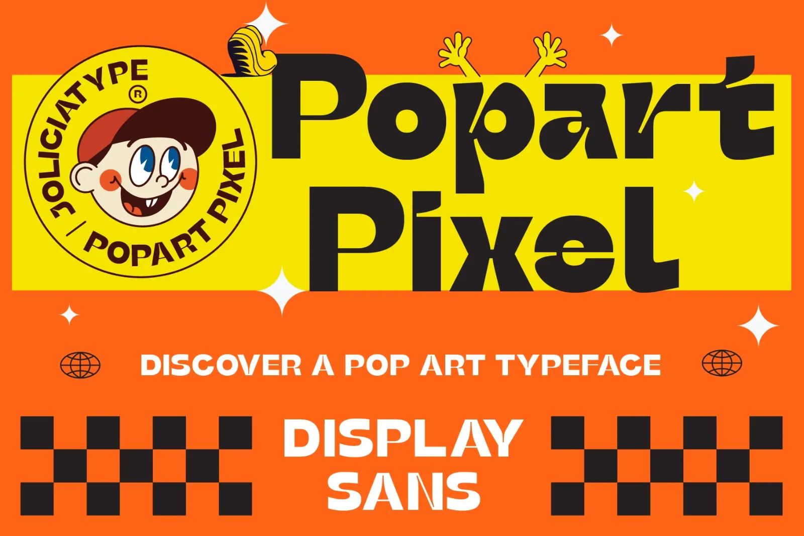 Popart Pixel | Pop Art Display Font — image 1