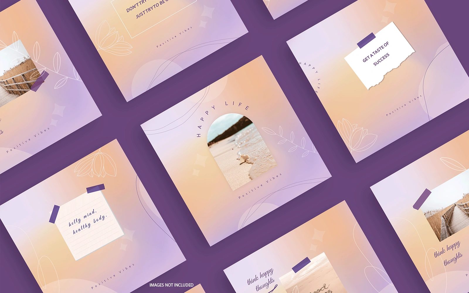 Positive Vibes-Social Media Design-071-22 — image 2
