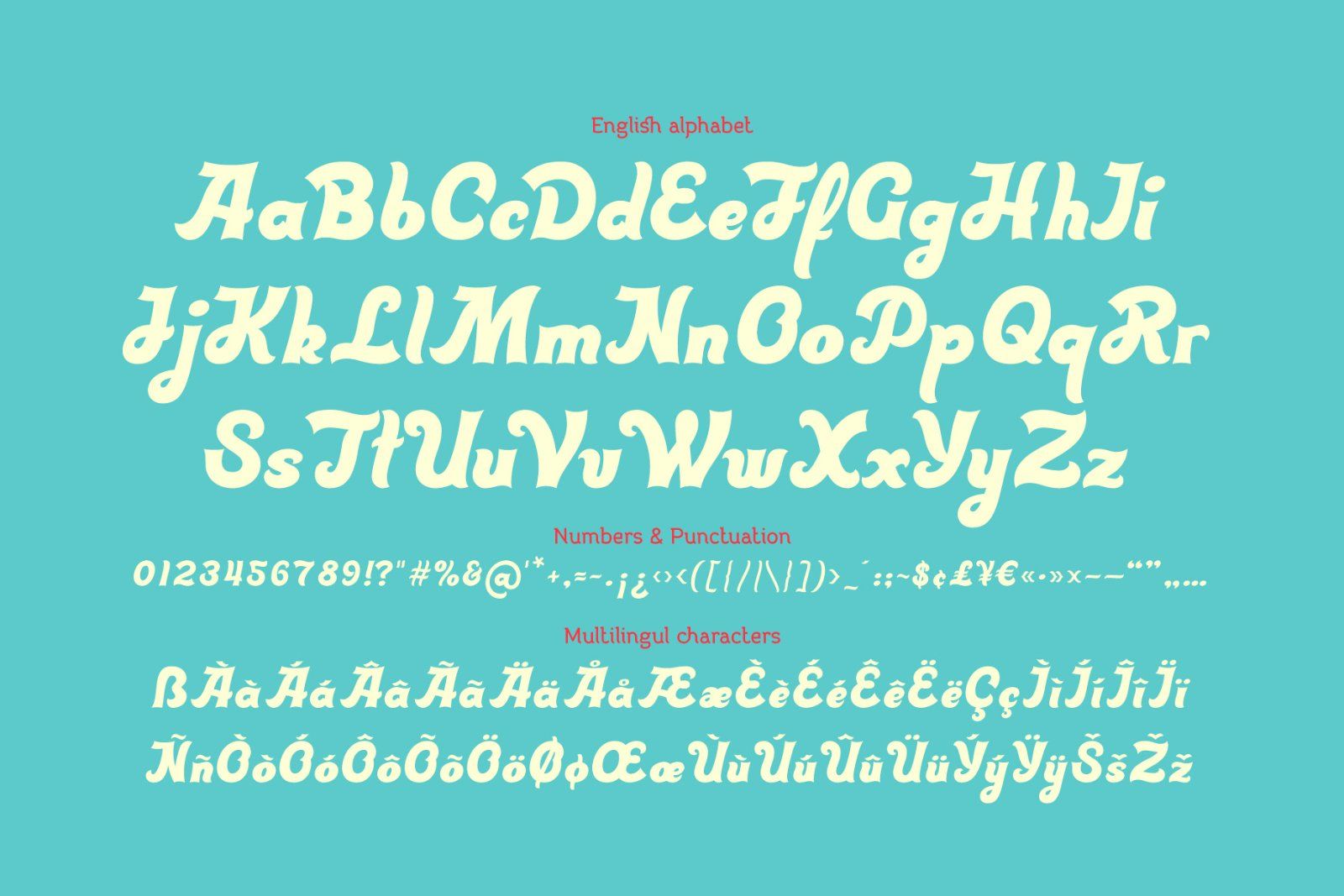 Sunny Bay font and graphics — image 8