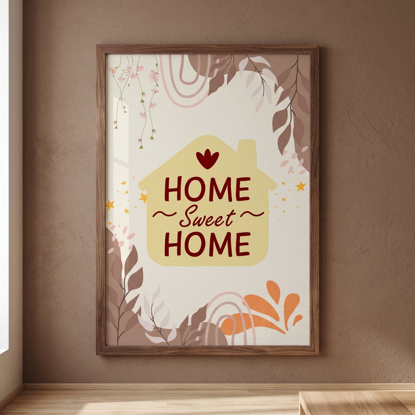 Floral Poster – Inspirational Family Wall Art — image 2