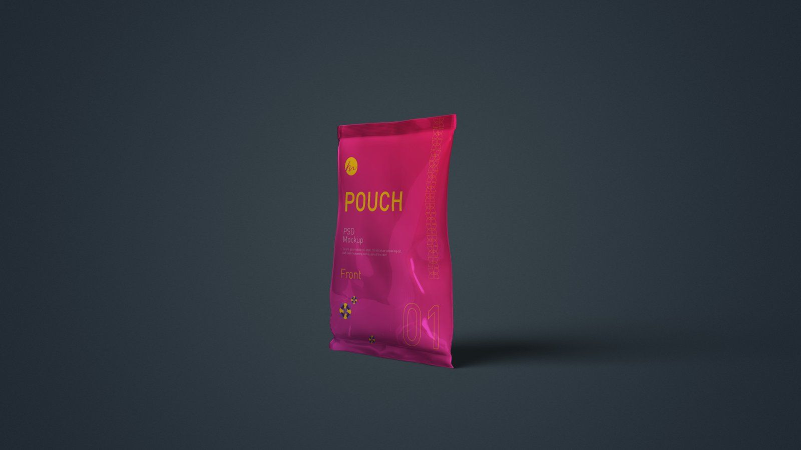 Snack Pouch Packaging Mockup - 5 PSD