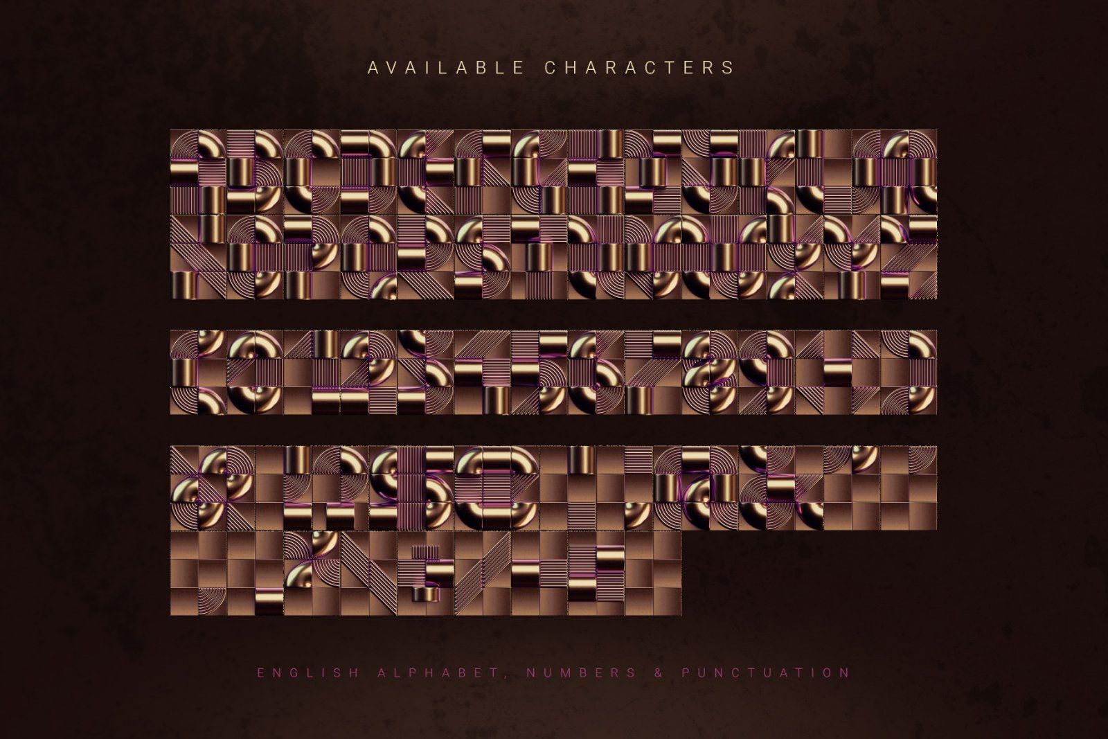 Premiere Grand - Color Bitmap Font — image 5