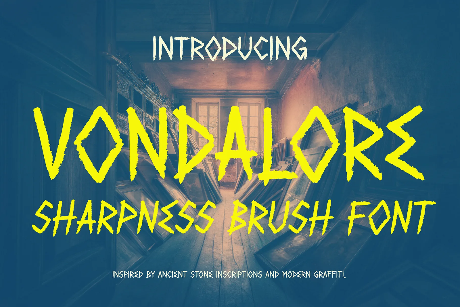 VT Vondalore Sharpness Brush Font — image 1