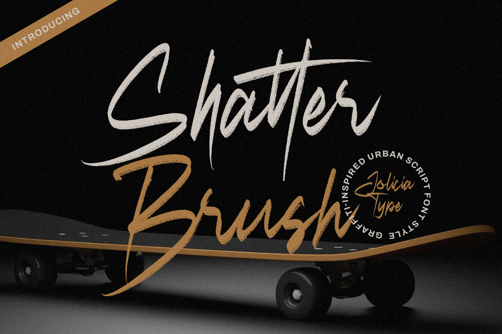 Shatter Brush | Urban Script Font — image 1