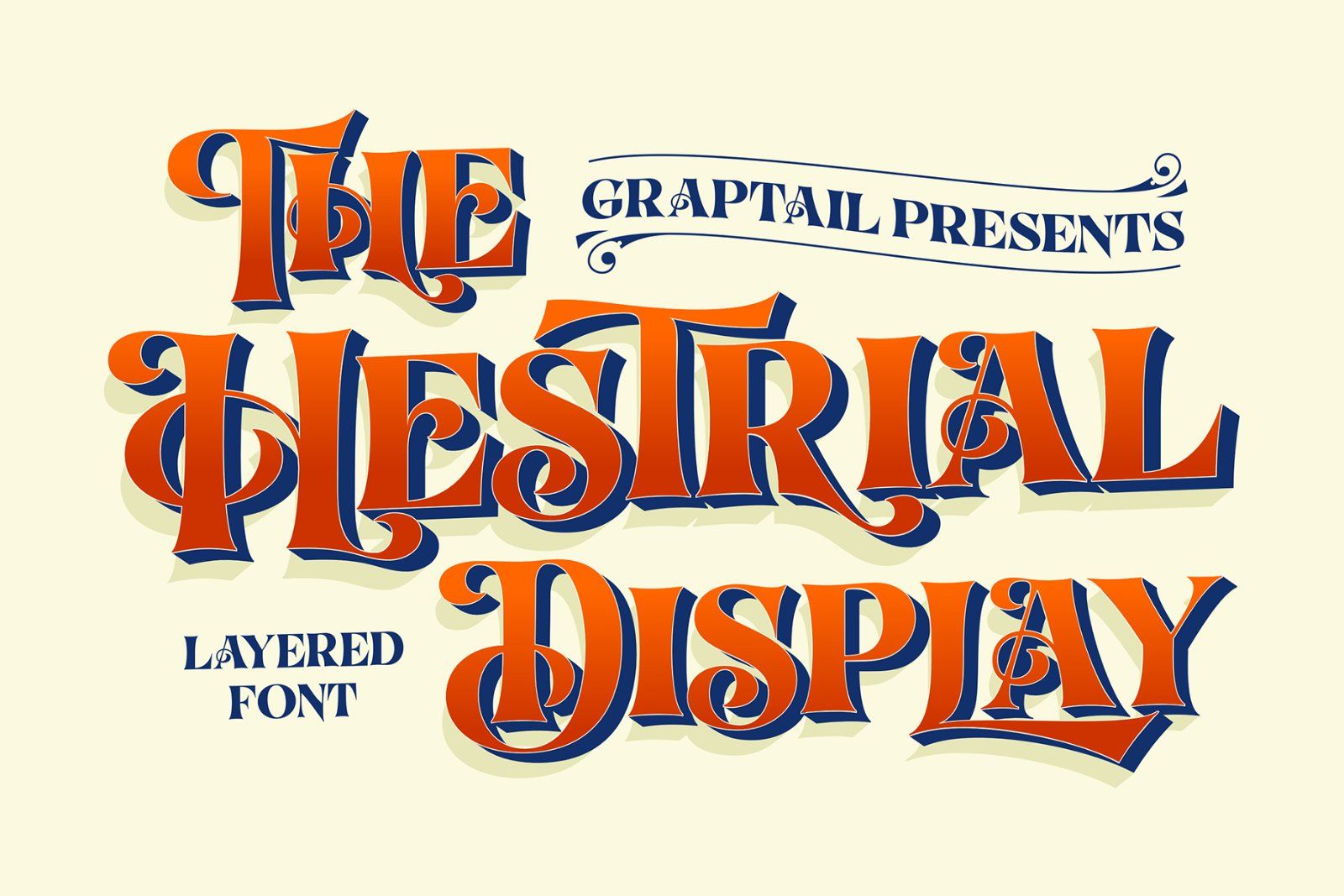 Hestrial - Layered Font — image 1