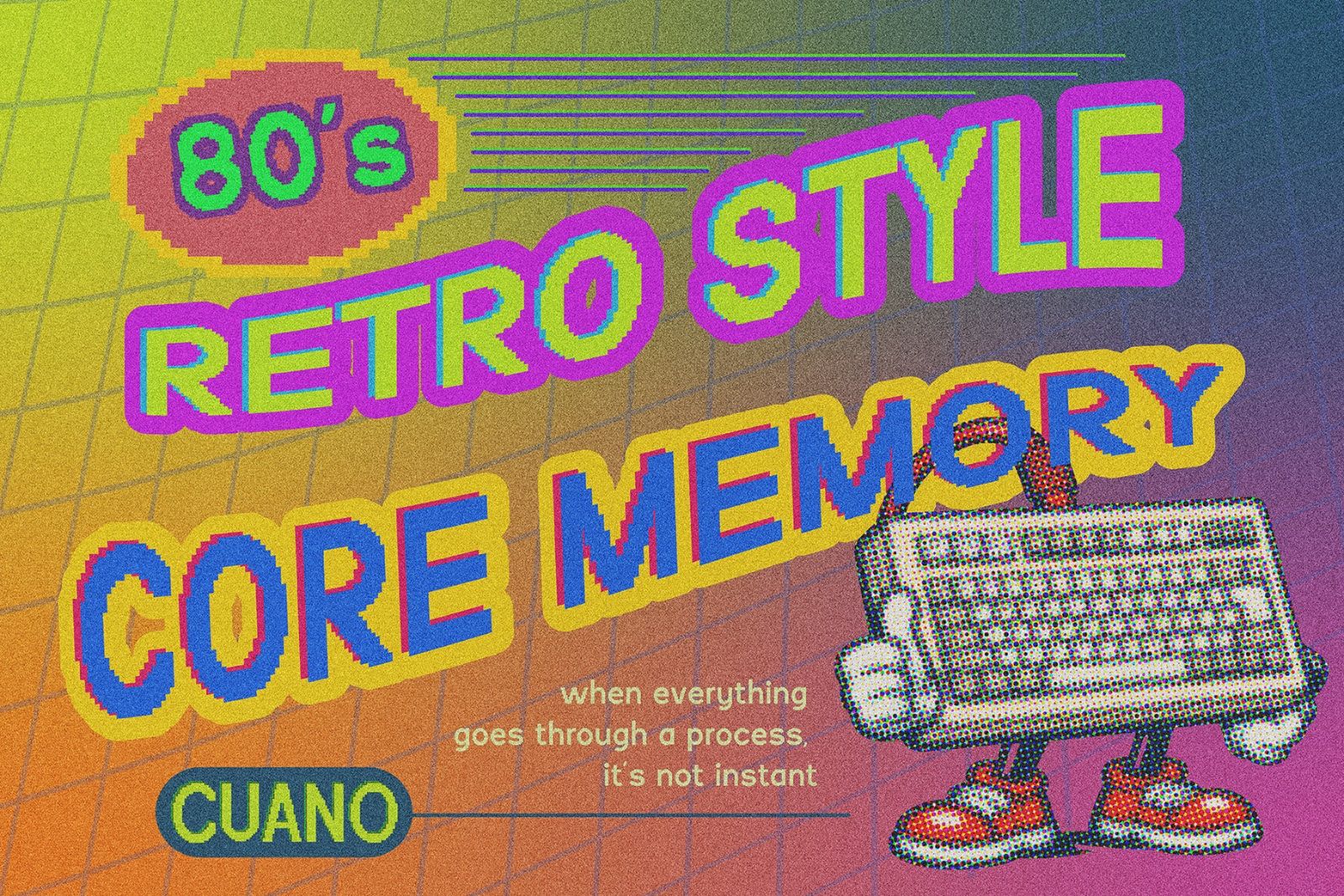 VT Cuano – Retro Pixel Font — image 2
