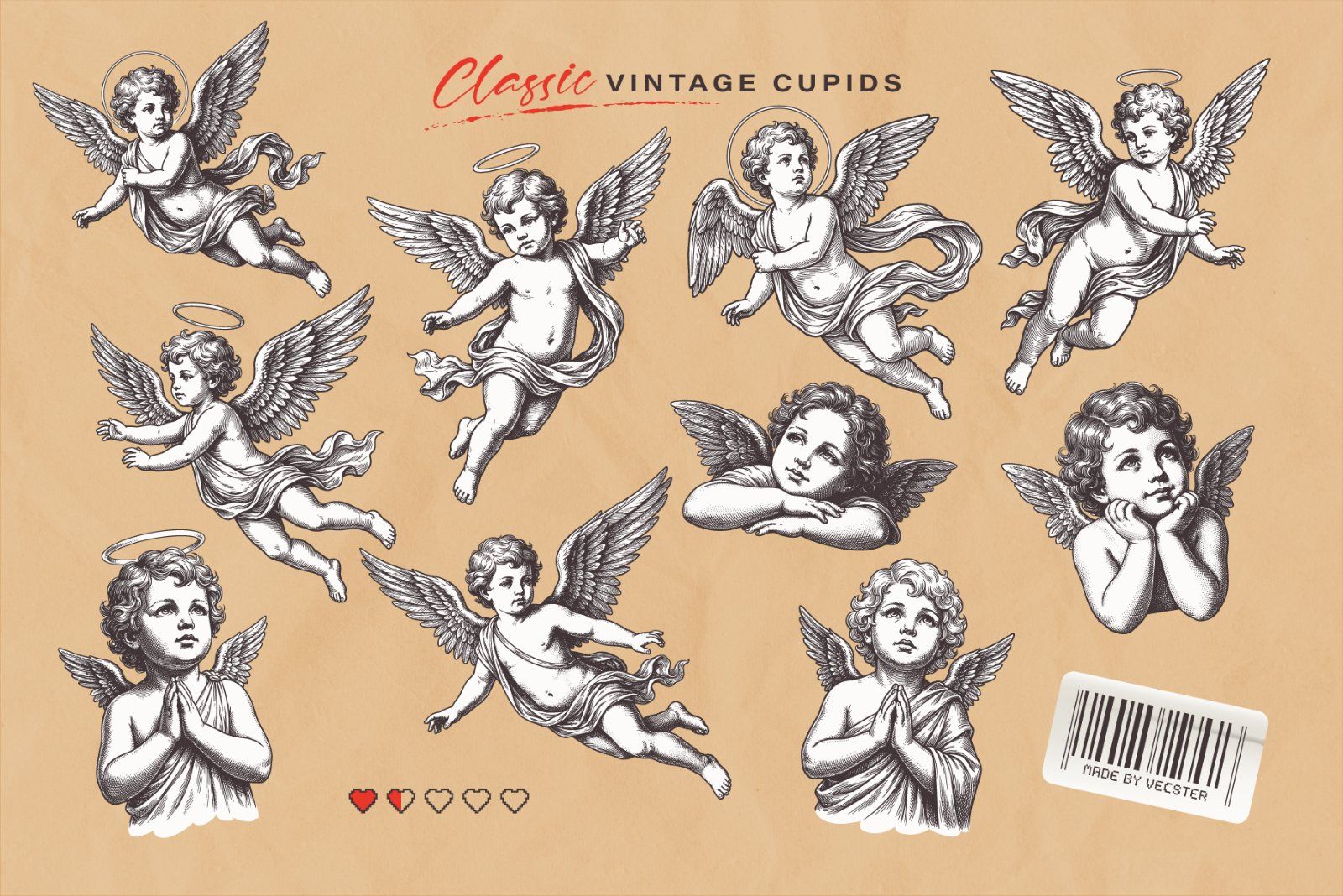 Classic & Modern Vector Cupids