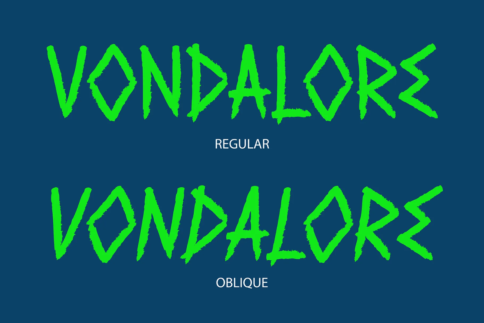 VT Vondalore Sharpness Brush Font — image 3
