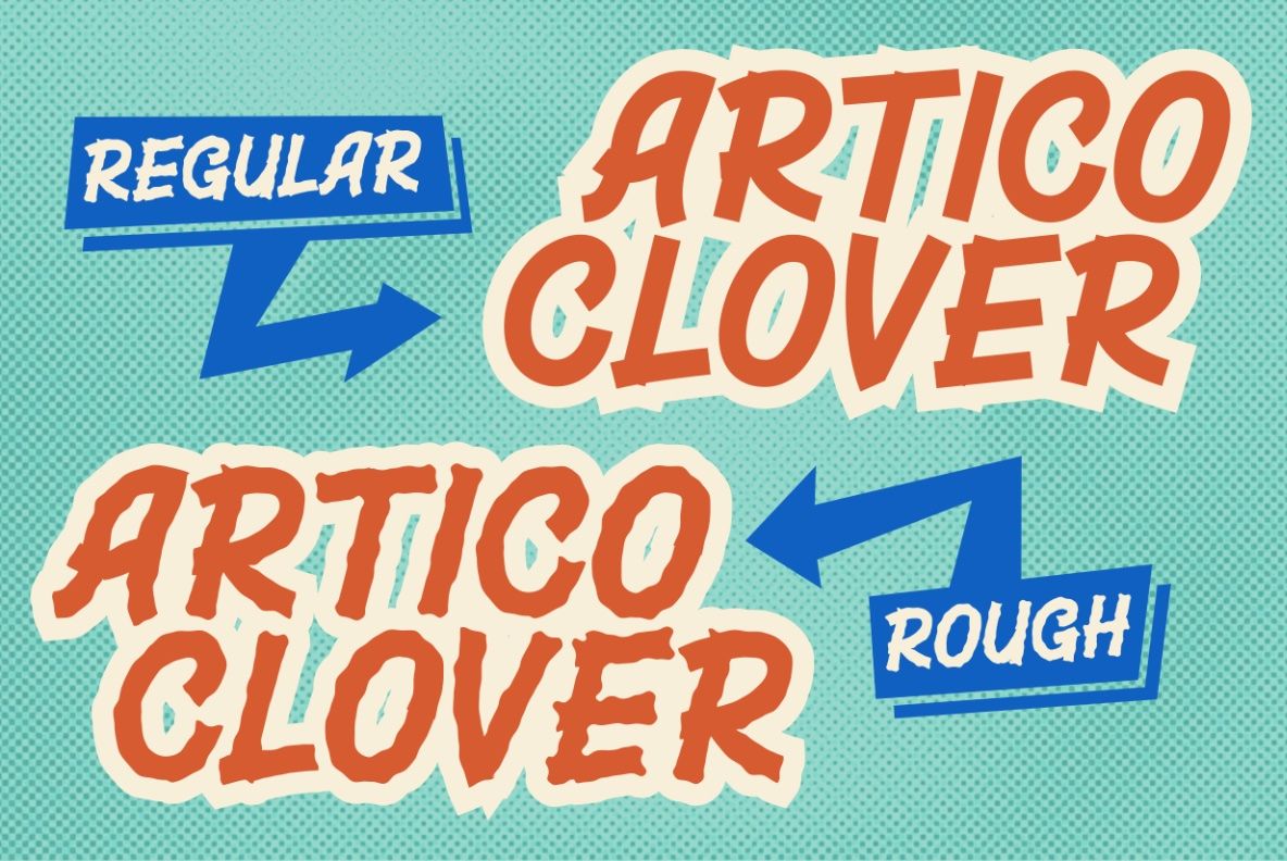 VT Artico Clover – Retro Brush Font — image 3