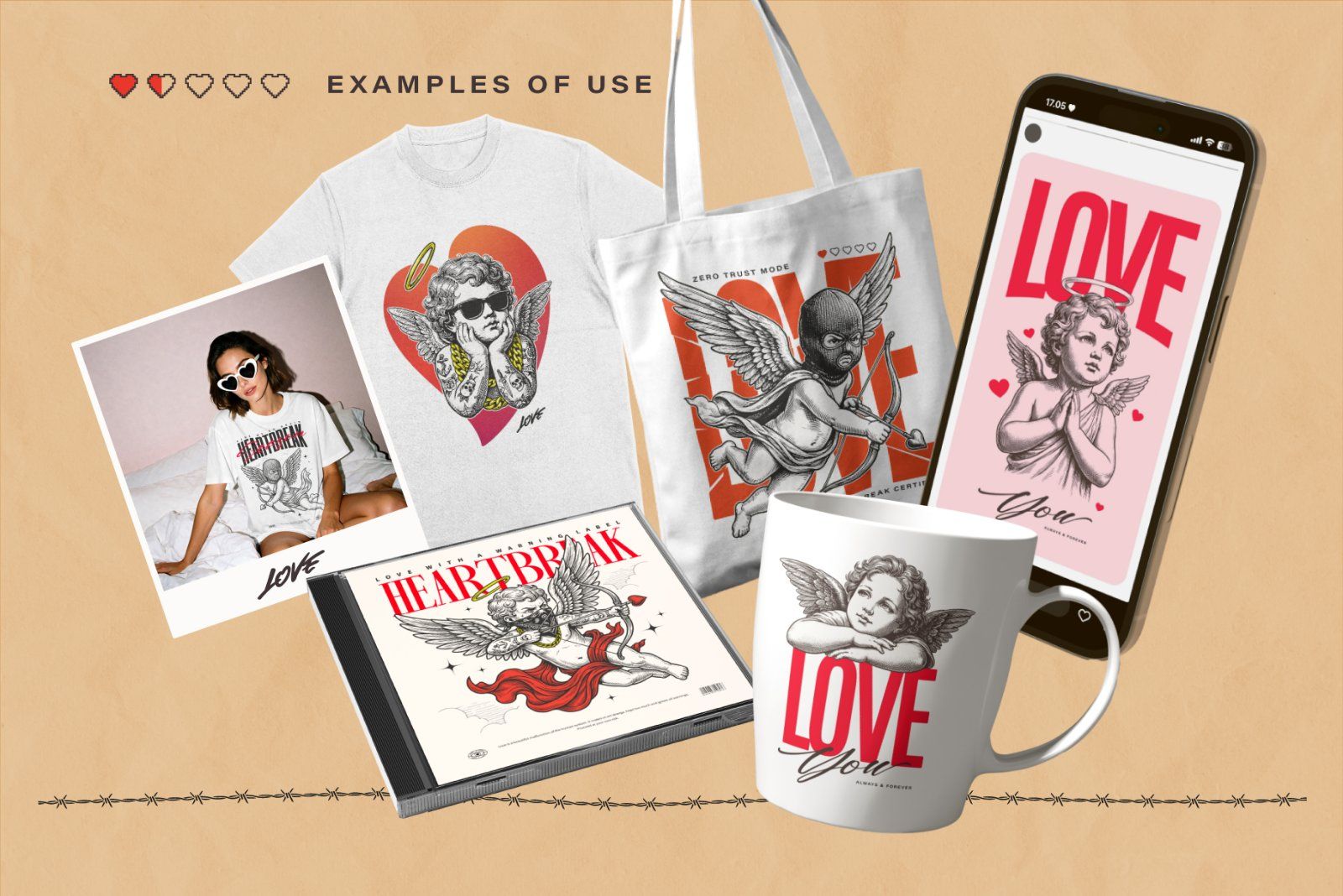 Classic & Modern Vector Cupids