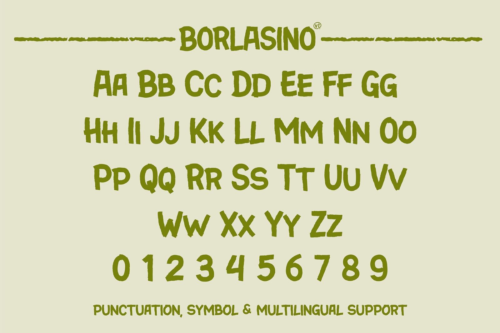 VT Borlasino Handcrafted Vintage Font — image 4