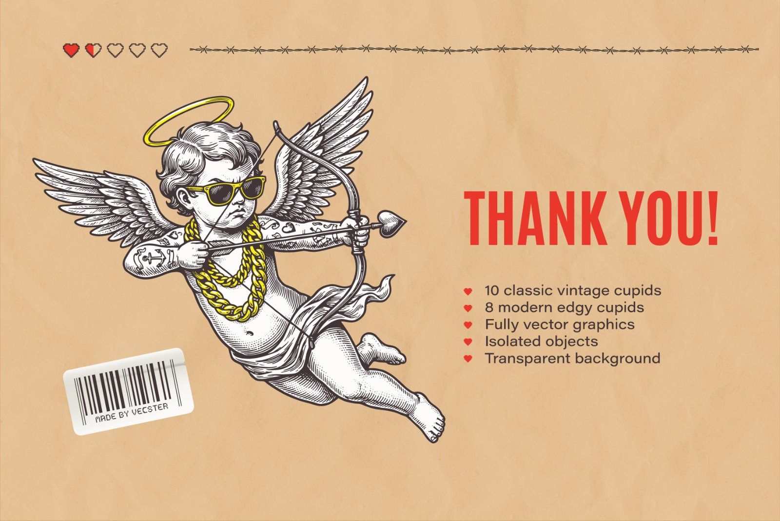 Classic & Modern Vector Cupids