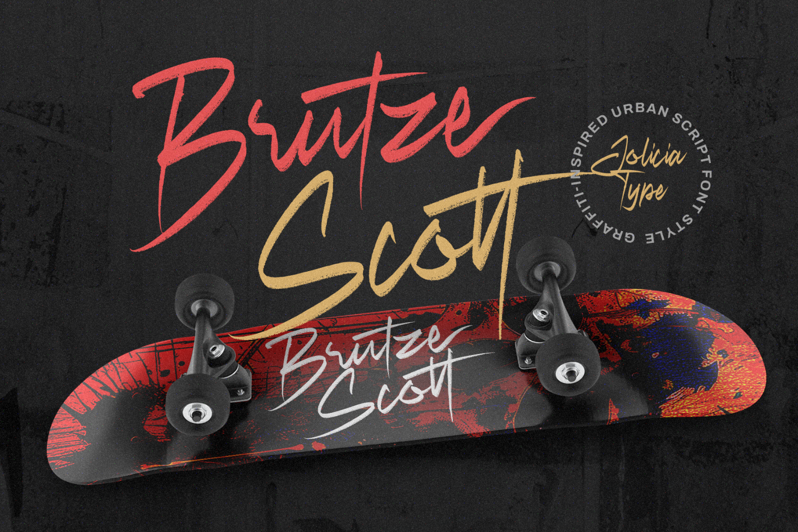 Shatter Brush | Urban Script Font — image 5