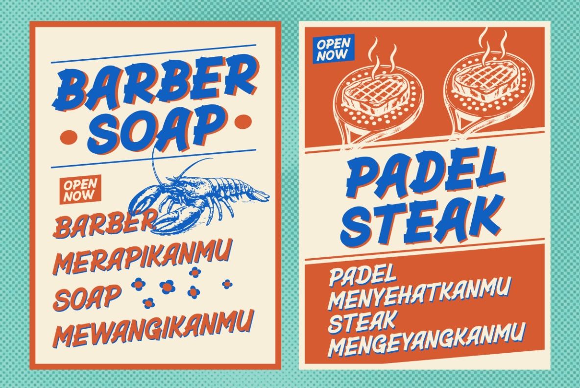 VT Artico Clover – Retro Brush Font — image 5
