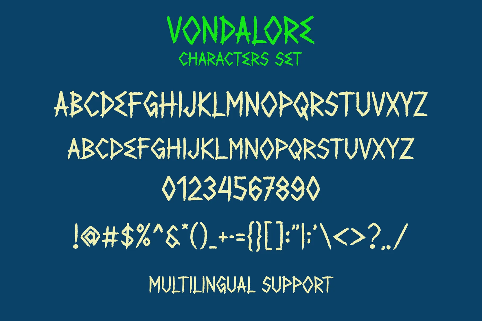 VT Vondalore Sharpness Brush Font — image 7