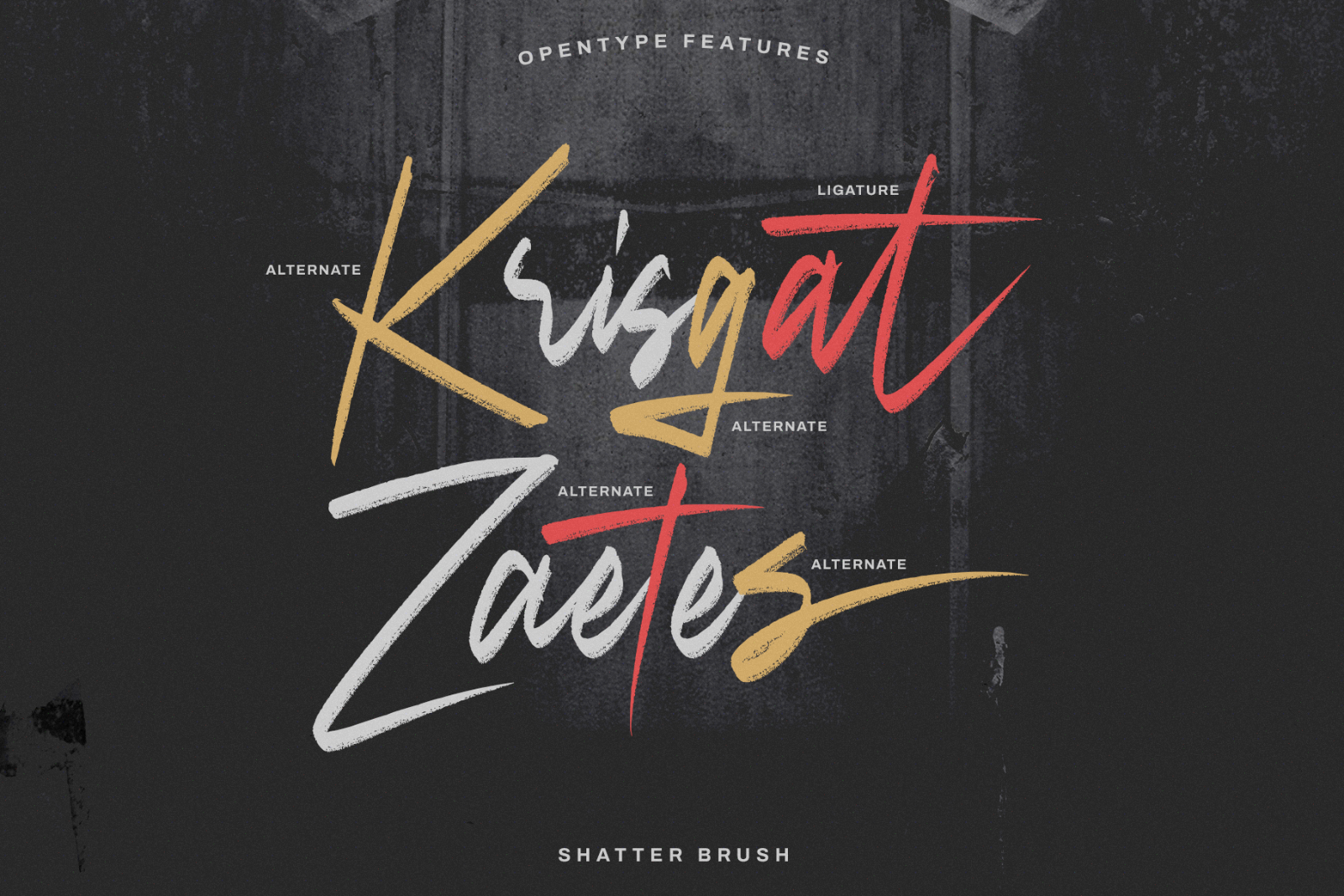 Shatter Brush | Urban Script Font — image 7