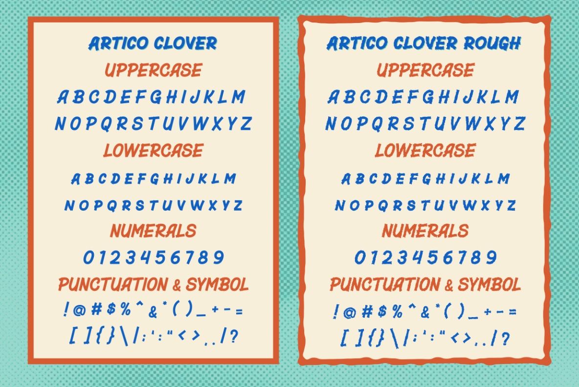 VT Artico Clover – Retro Brush Font — image 7