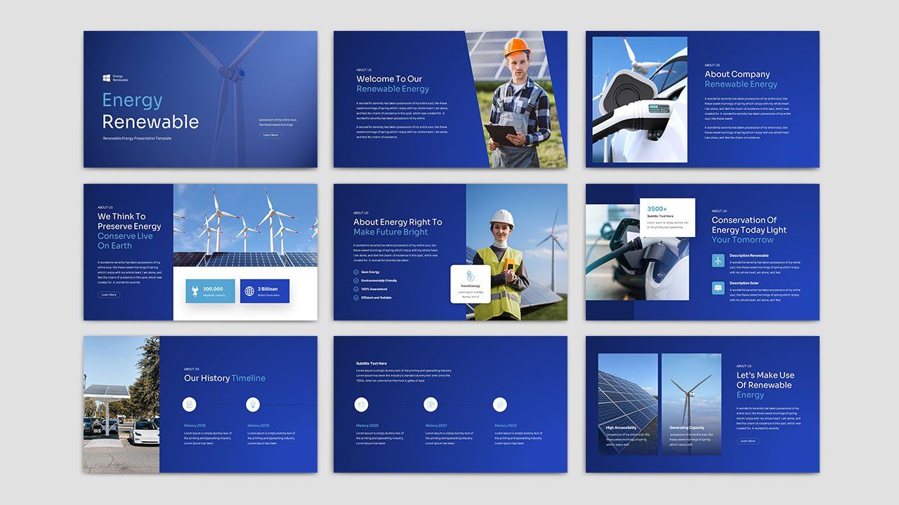 Renewable Energy Presentation Template