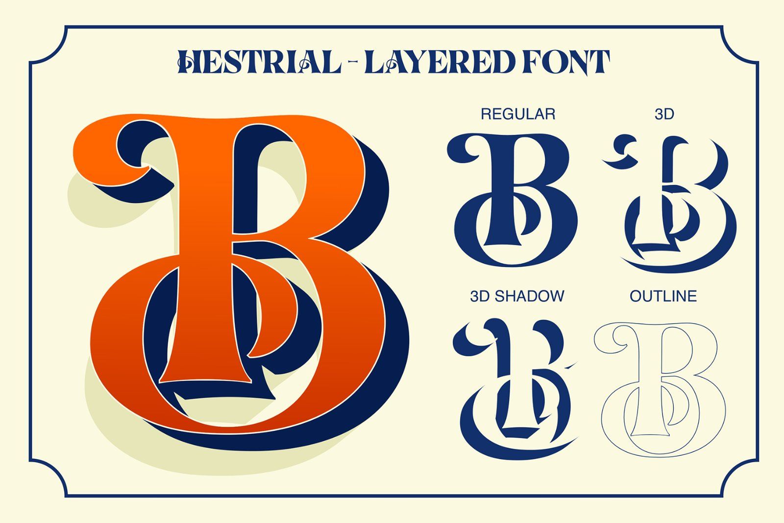 Hestrial - Layered Font — image 11