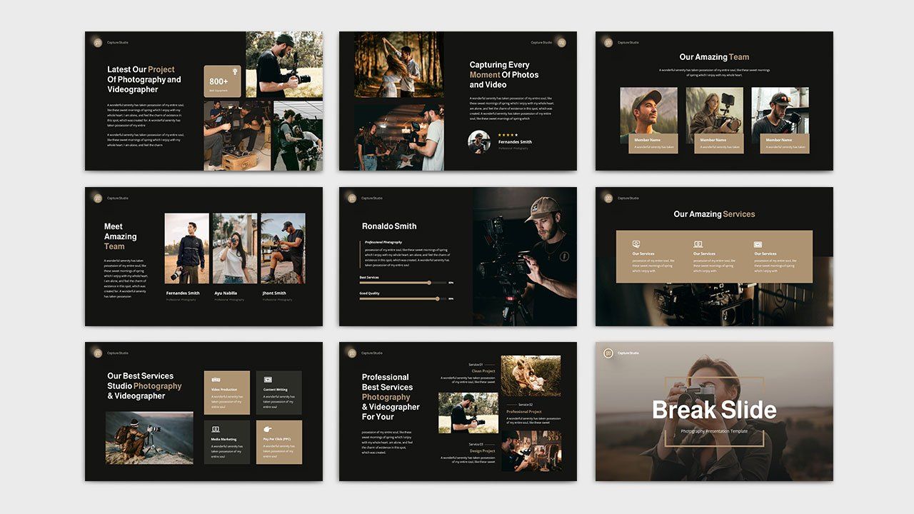 Capture - Photography PowerPoint Template