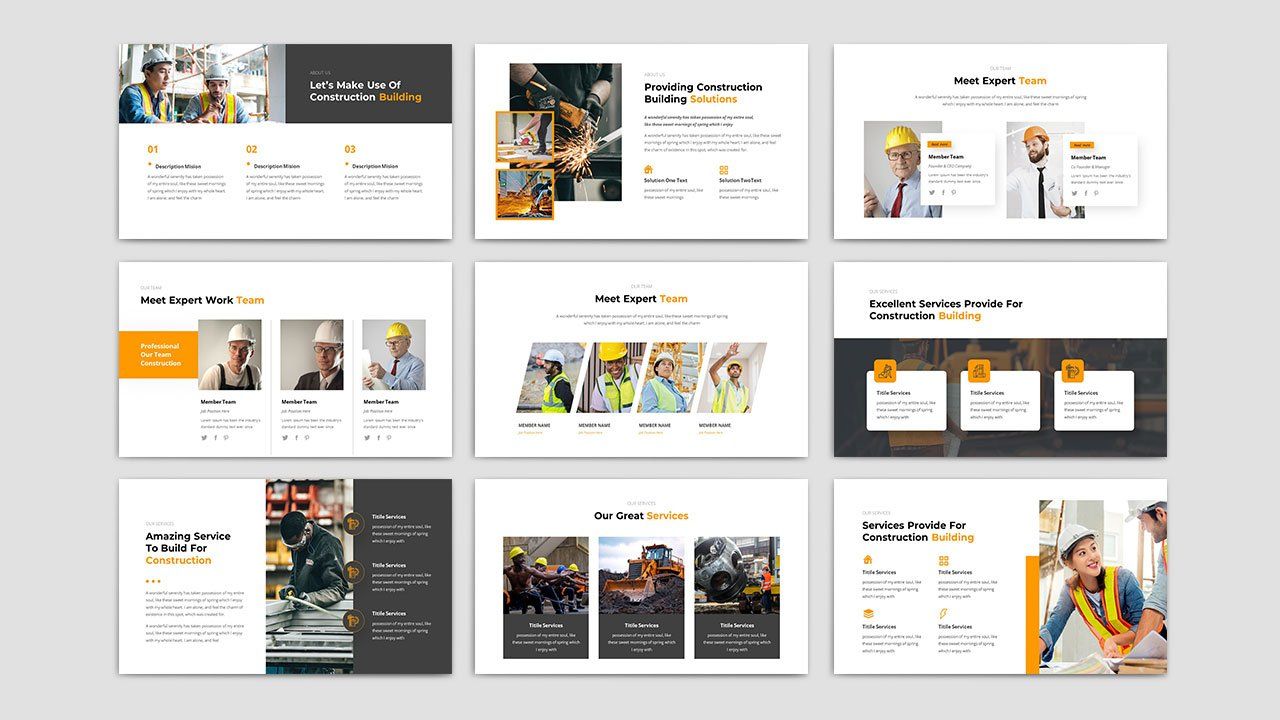 Cortenza - Construction Presentation Template