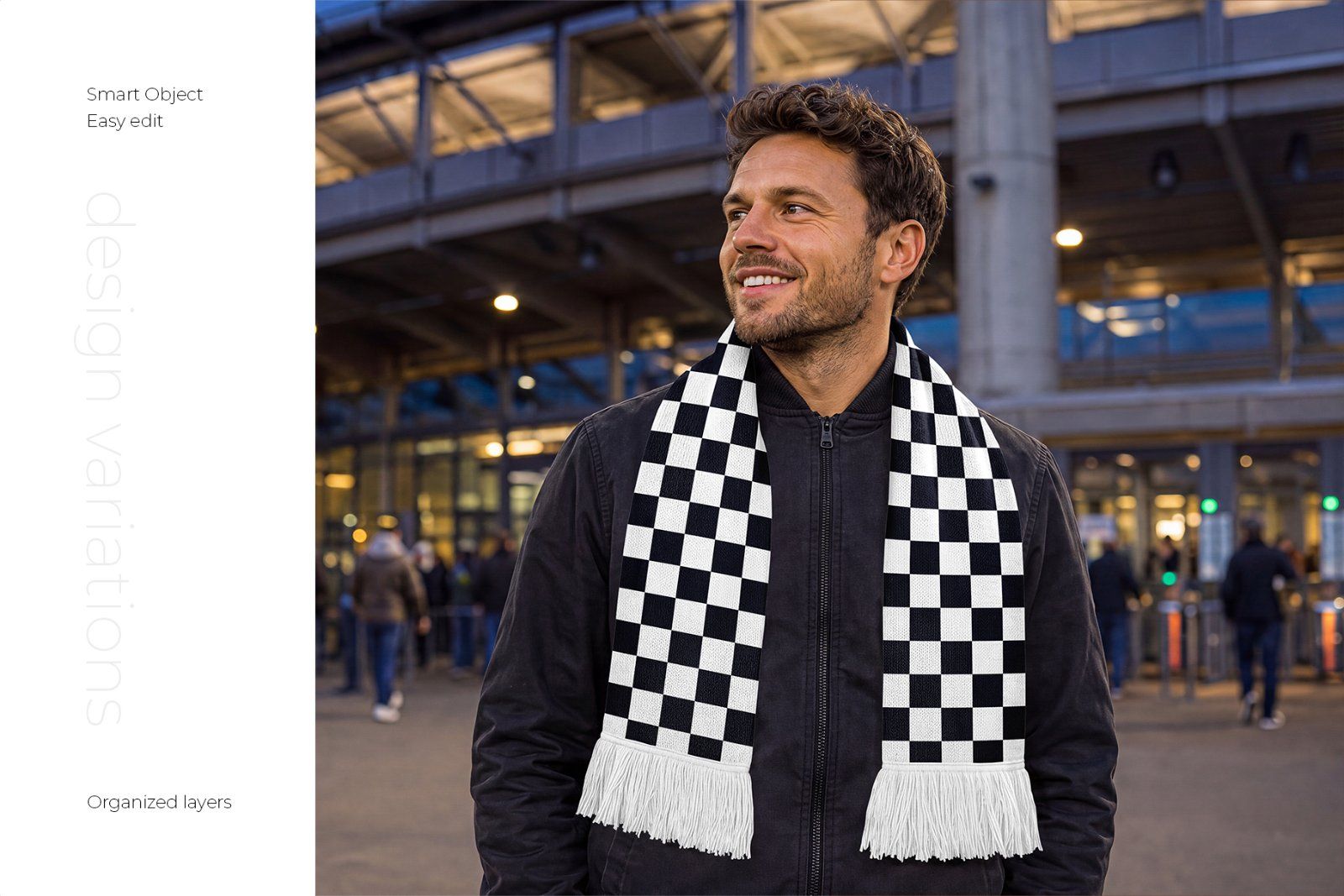 Soccer Scarf Mockup Set — image 2