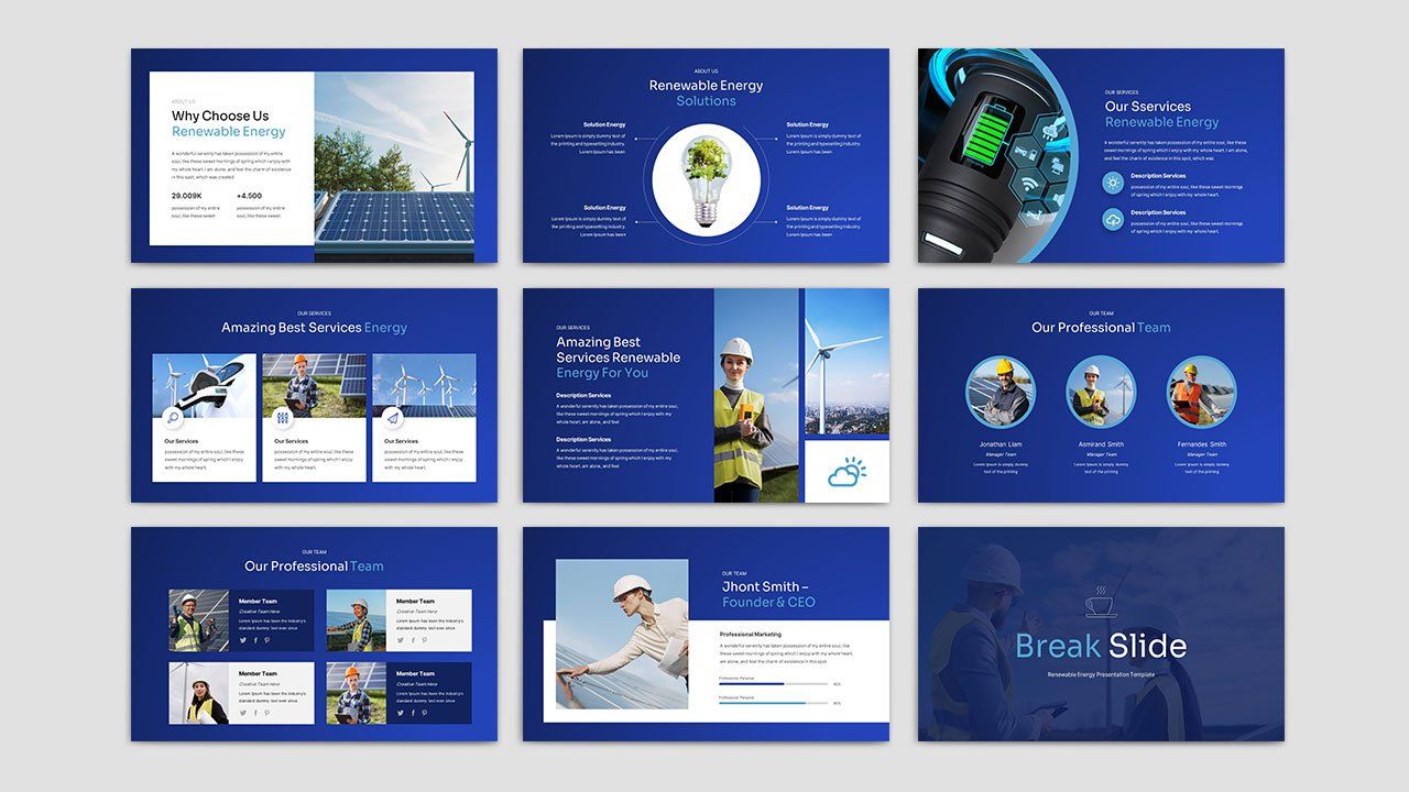 Renewable Energy Presentation Template